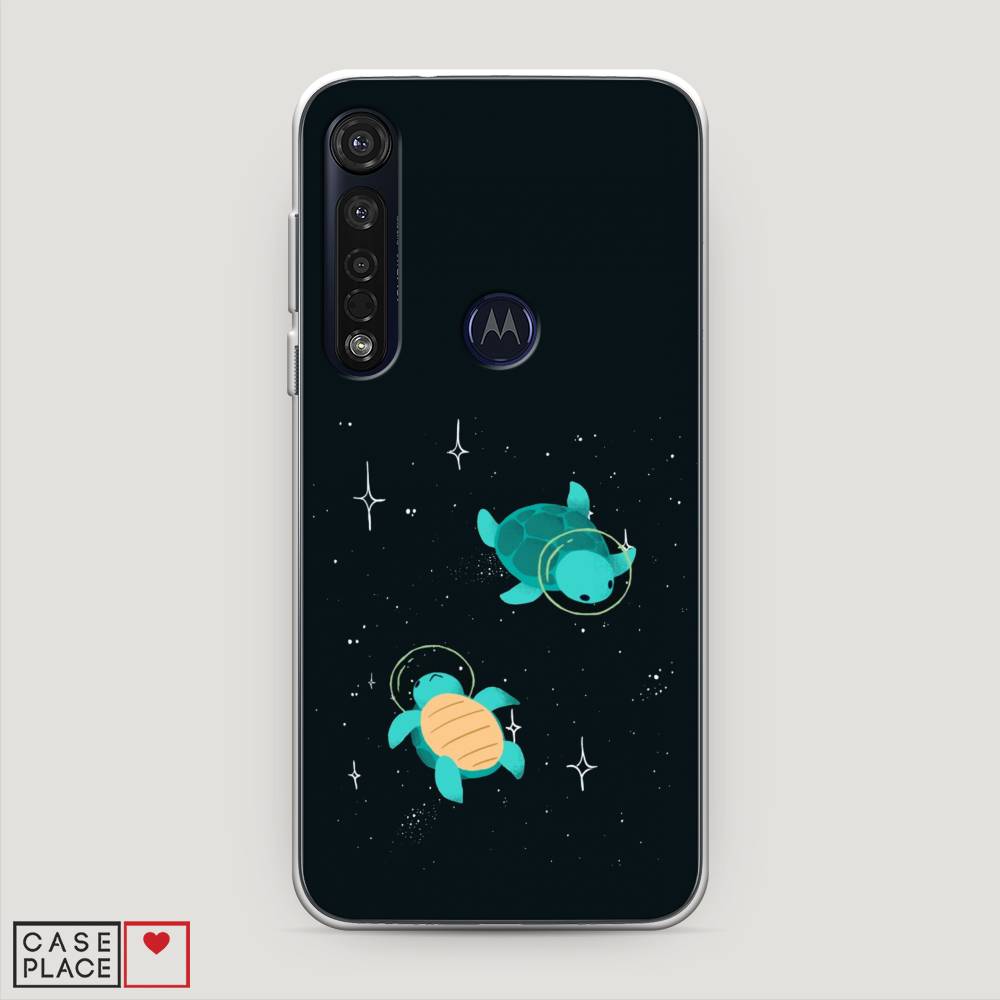 

Чехол Awog на Motorola Moto G8 Plus "Черепашки космонавты", Разноцветный, 241450-4