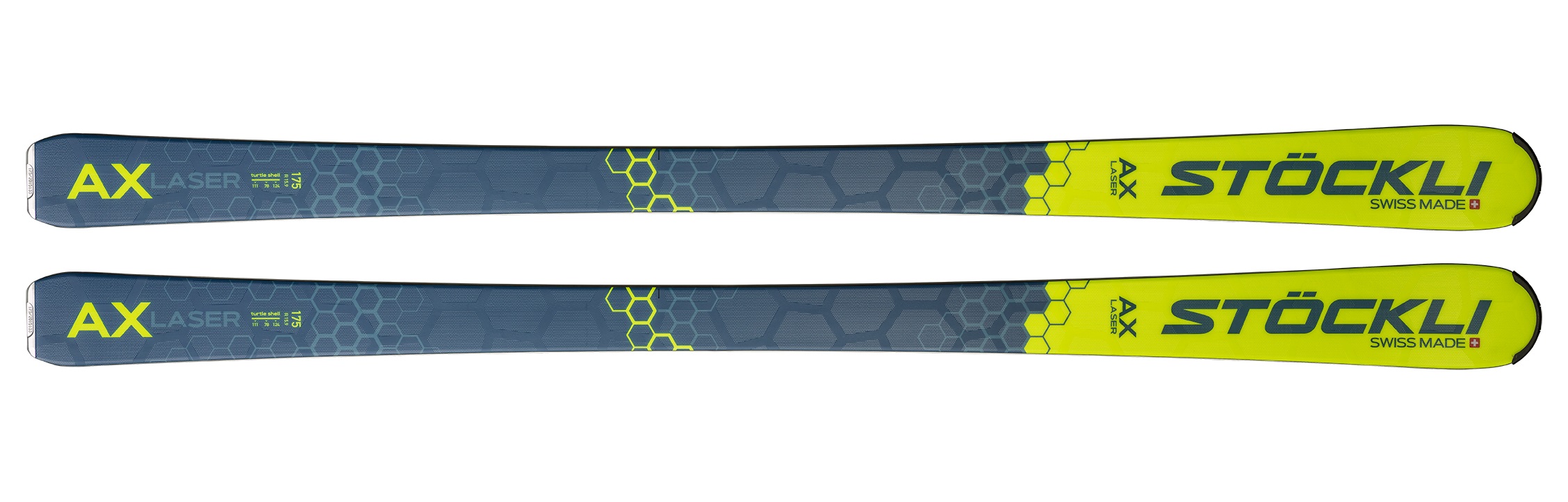 фото Горные лыжи stockli laser ax + dxm 13 2022 blue/yellow, 182 см