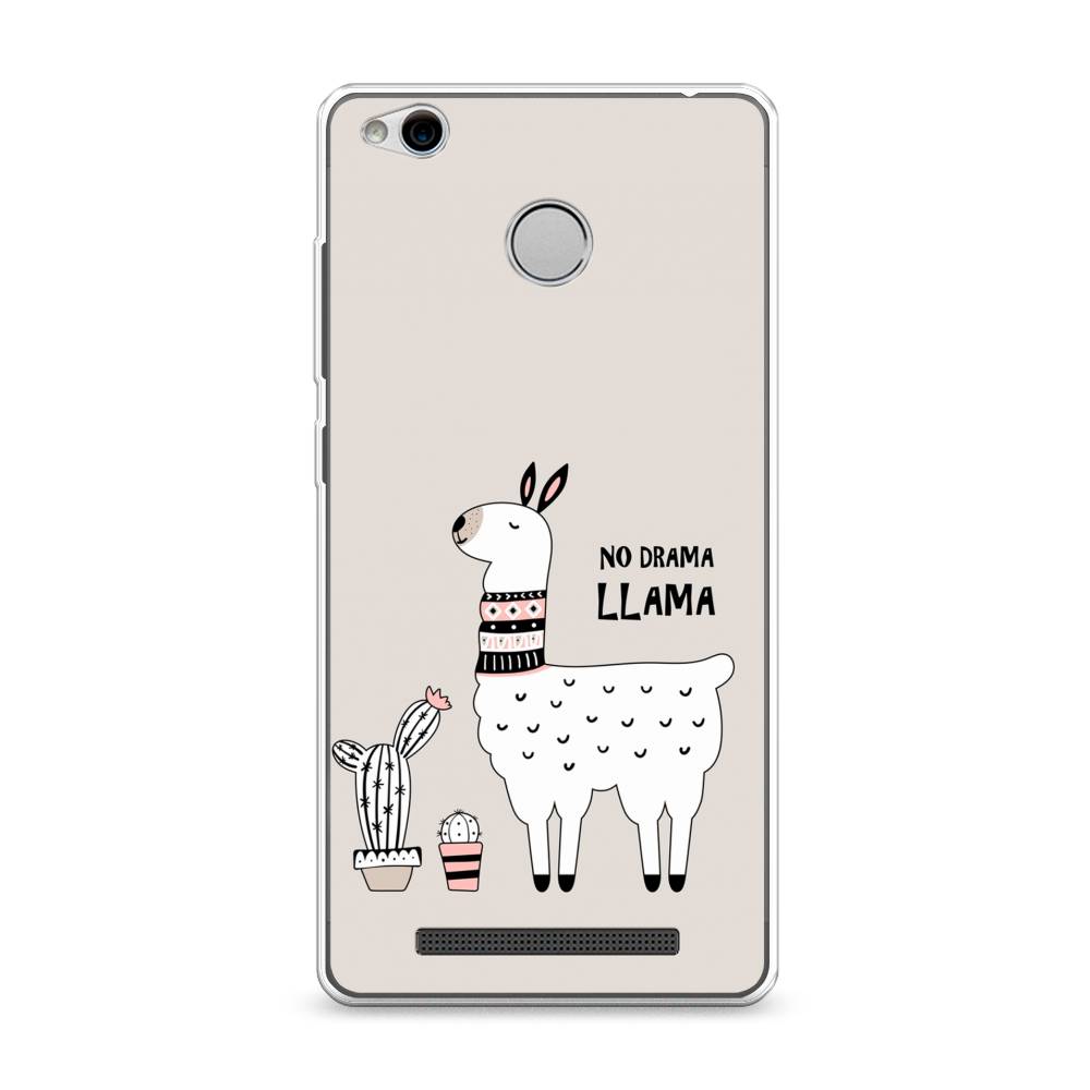 

Чехол Awog на Xiaomi Redmi 3 Pro (3S) "No drama LLama", Разноцветный, 30950-2
