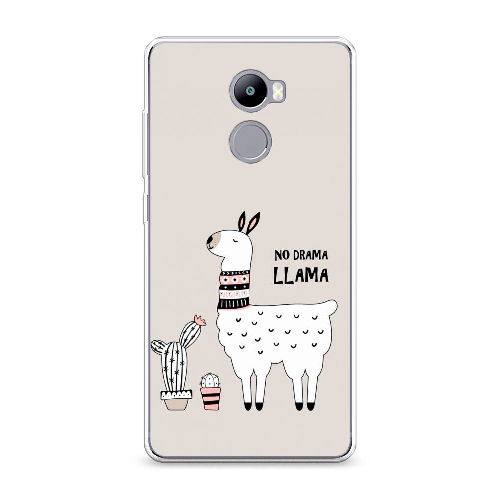 

Чехол Awog на Xiaomi Redmi 4 "No drama LLama", Разноцветный, 31150-2