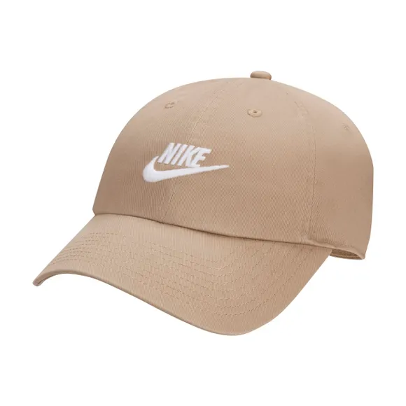 Бейсболка унисекс Nike U NK CLUB CAP U CB FUT WSH L бежевая, р. L/XL