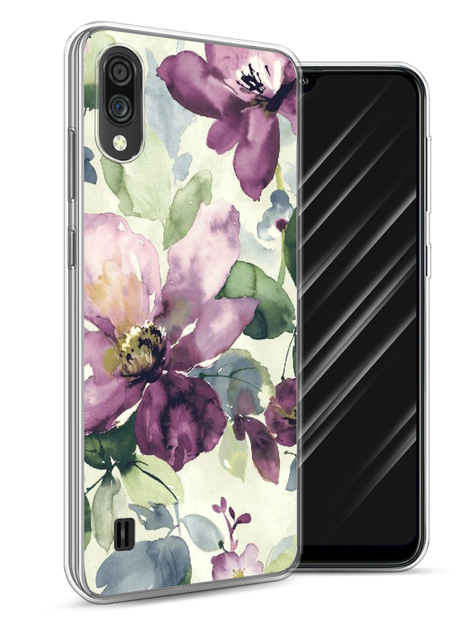 

Чехол Awog на ZTE Blade A51 lite / ЗТЕ Блэйд A51 lite "Сиреневые цветы-акварель", Разноцветный, 134850-10