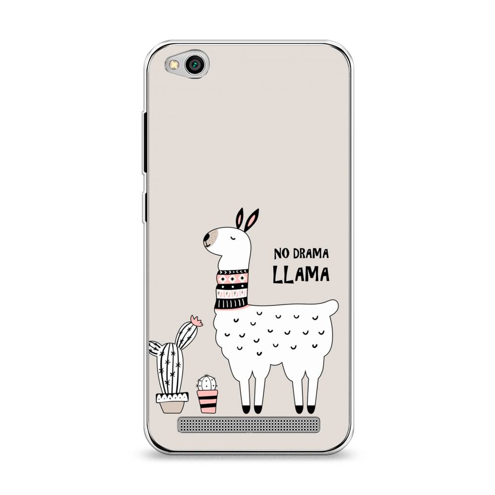 

Чехол Awog на Xiaomi Redmi 5A "No drama LLama", Разноцветный, 32850-2