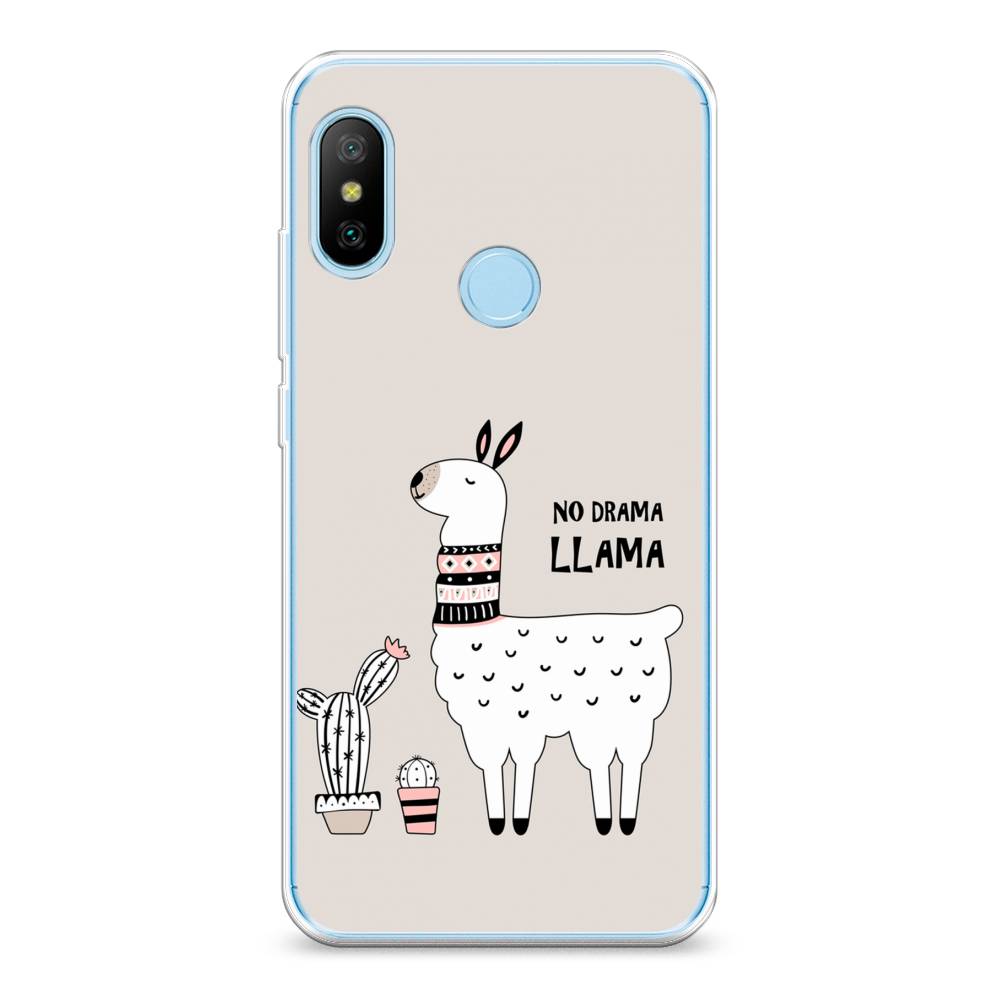 

Чехол Awog на Xiaomi A2 Lite/Redmi 6 Pro "No drama LLama", Разноцветный, 34050-2