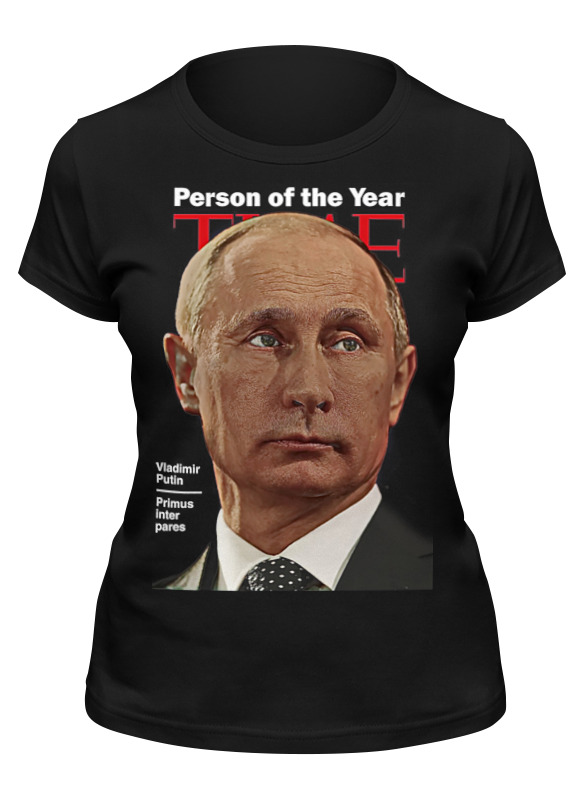 

Футболка женская Printio Putin черная XL, Черный, Putin