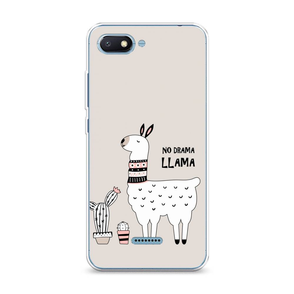 

Чехол Awog на Xiaomi Redmi 6A "No drama LLama", Разноцветный, 34150-2