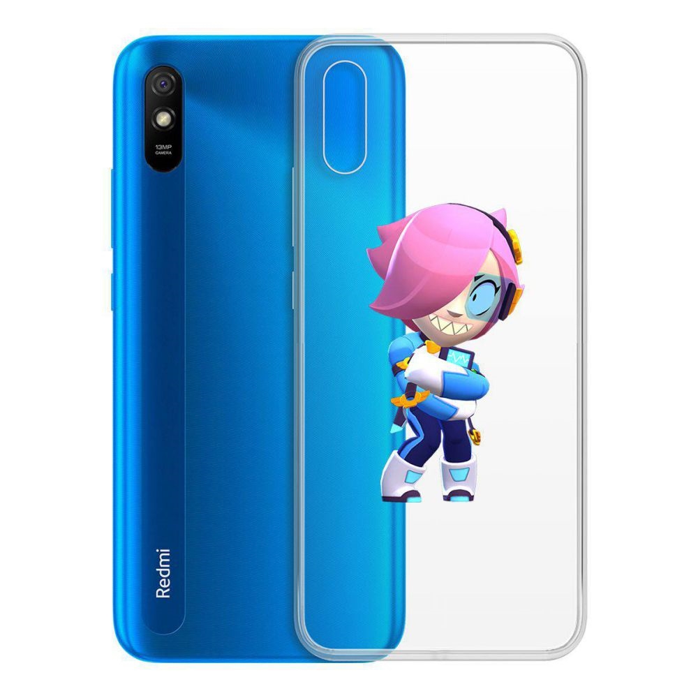 

Чехол-накладка Brawl Stars-Колетт Навигатор для Xiaomi Redmi 9A, Прозрачный