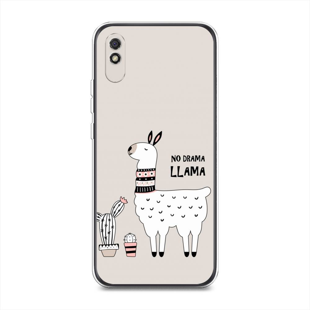 

Чехол Awog на Xiaomi Redmi 9A "No drama LLama", Разноцветный, 38950-2