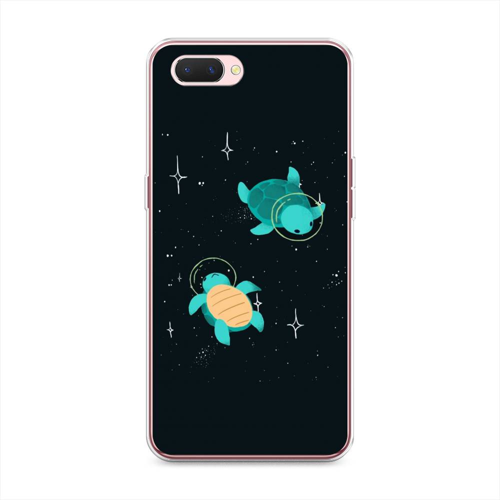

Чехол Awog на Oppo A3s "Черепашки космонавты", Разноцветный, 252050-4