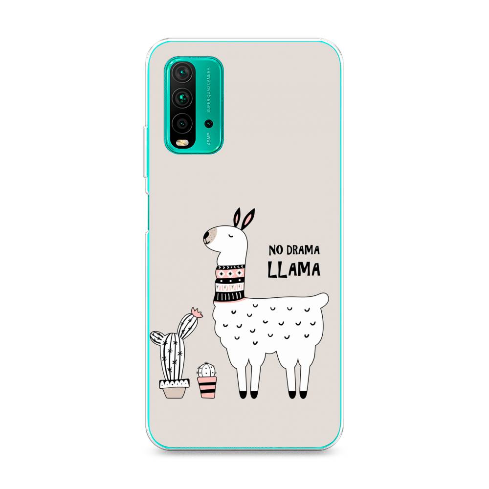 

Чехол Awog на Xiaomi Redmi 9T "No drama LLama", Разноцветный, 39850-2