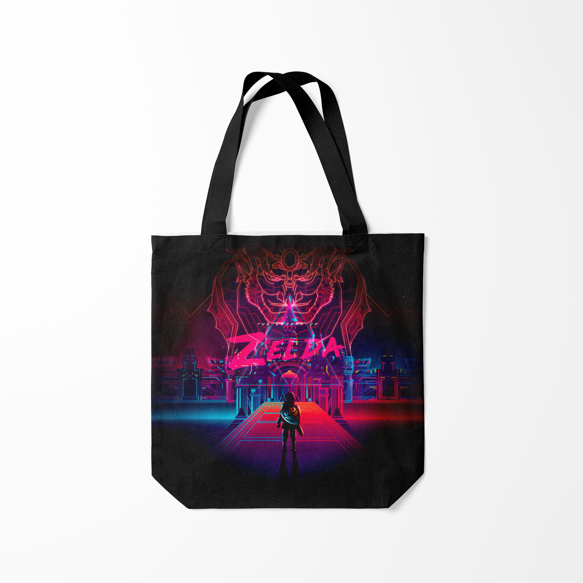 

Сумка шoппер унисекс Burnettie LEGEND OF ZELDA RETRO NEON, черный, LEGEND OF ZELDA RETRO NEON