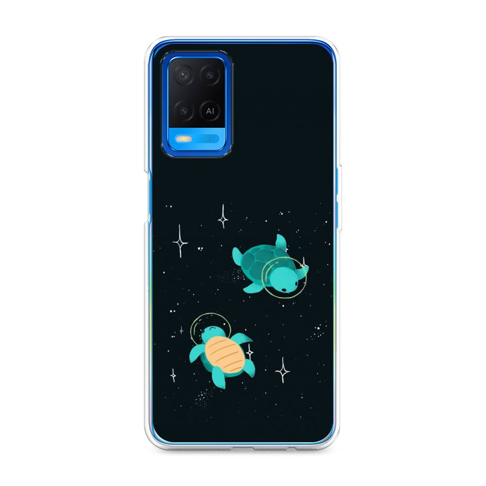 

Чехол Awog на Oppo A54 "Черепашки космонавты", Разноцветный, 256150-4