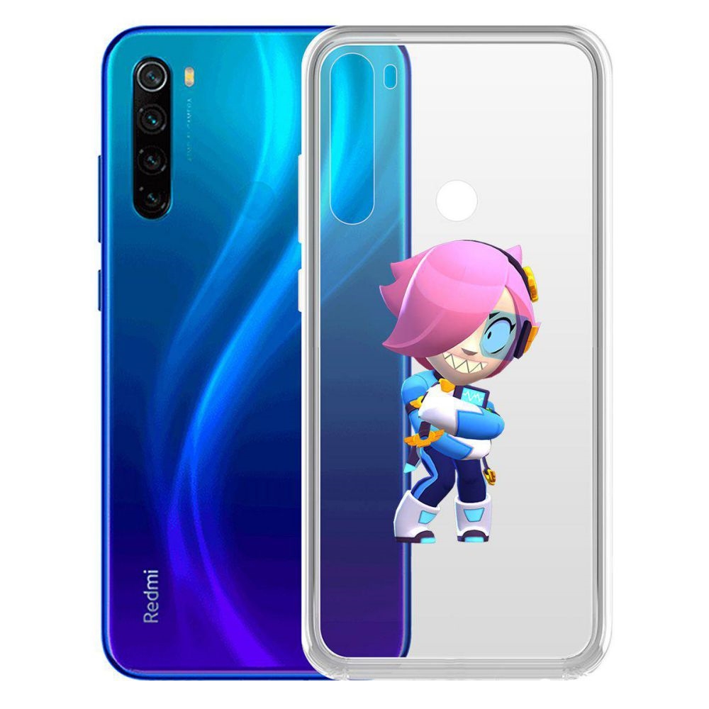 

Чехол-накладка Brawl Stars-Колетт Навигатор для Xiaomi Redmi Note 8/Note 8 (2021)