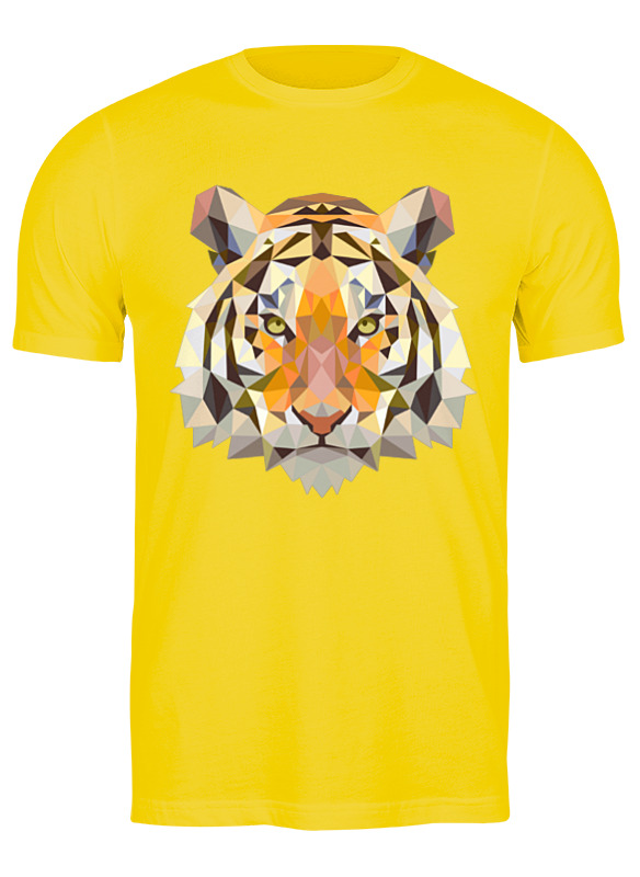 

Футболка мужская Printio Новогодняя .год тигра желтая S, Желтый, Новогодняя .год тигра