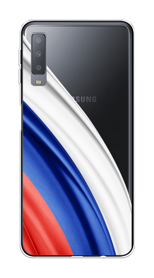 

Чехол на Samsung Galaxy A7 2018 "Флаг России уголок", Белый;синий;красный;прозрачный, 26750-1