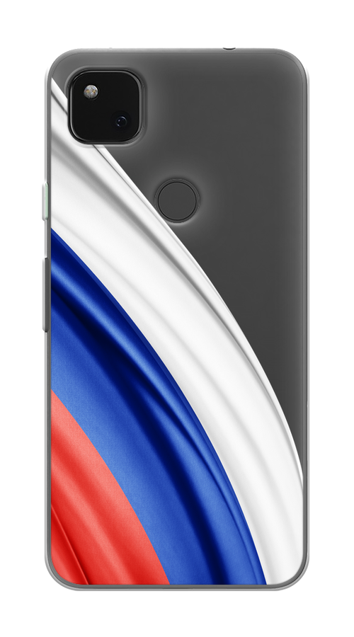 

Чехол на Google Pixel 4A "Флаг России уголок", Белый;синий;красный;прозрачный, 270650-1
