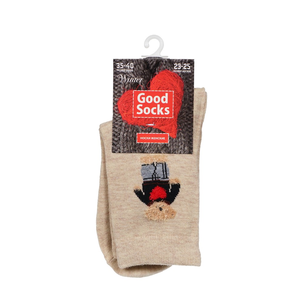 

Носки женские Good Socks WHW32572-1 бежевые 23-25, Бежевый, WHW32572-1