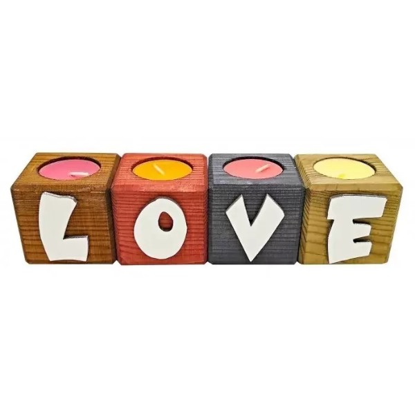 

Подсвечник Blabar Love Вишня DPN-04-02 783273, Разноцветный