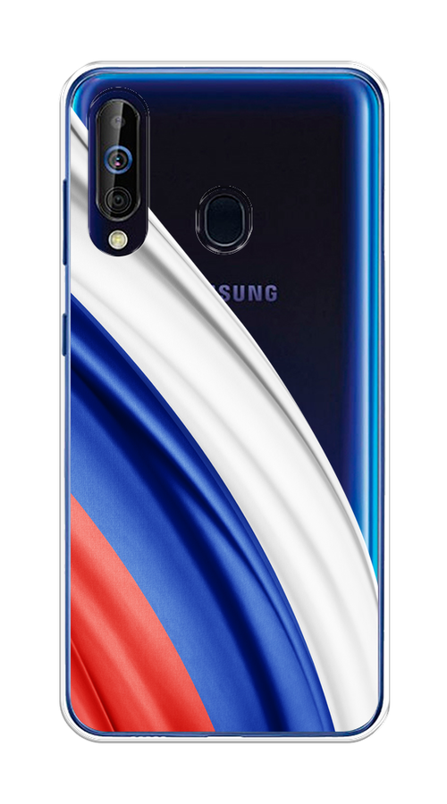 

Чехол на Samsung Galaxy A60/M40 "Флаг России уголок", Белый;синий;красный;прозрачный, 28250-1