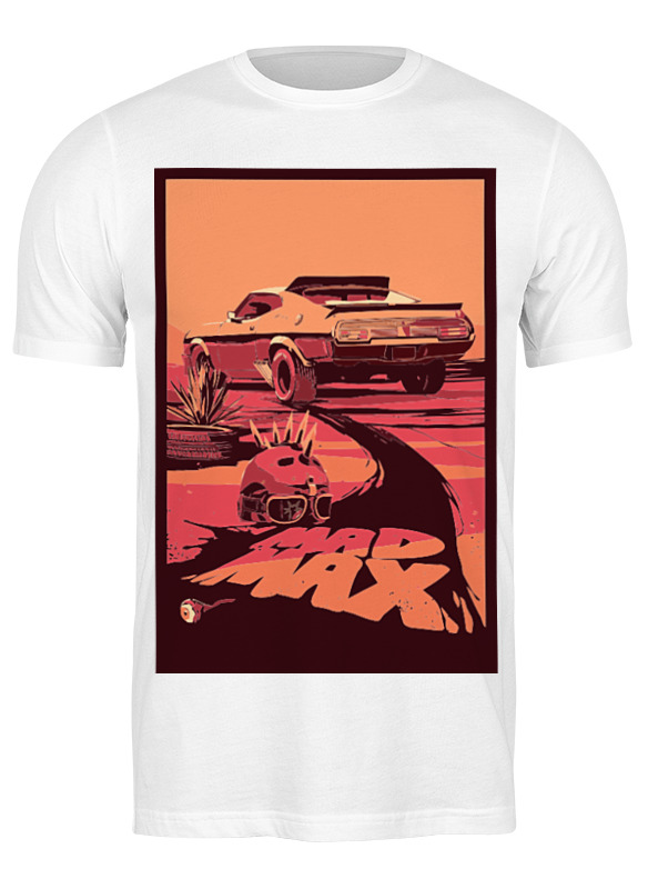 

Футболка мужская Printio Mad max белая M, Белый, Mad max