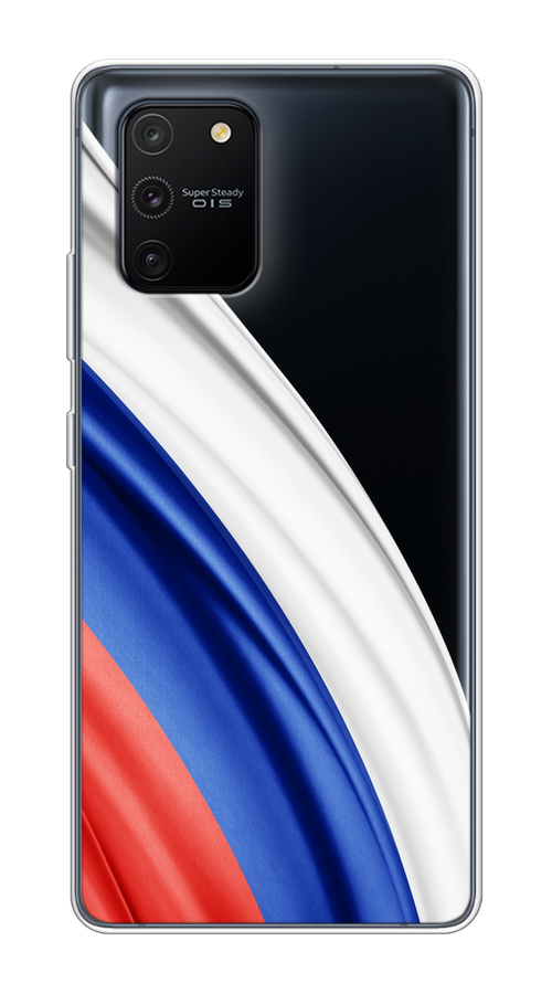 

Чехол на Samsung Galaxy A91/S10 Lite "Флаг России уголок", Белый;синий;красный;прозрачный, 29950-1