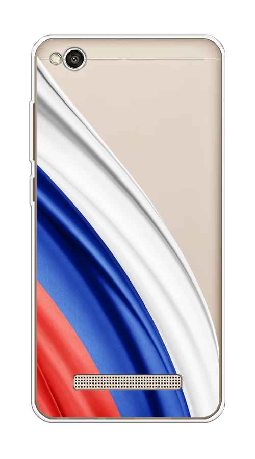 

Чехол на Xiaomi Redmi 4A "Флаг России уголок", Белый;синий;красный;прозрачный, 31350-1