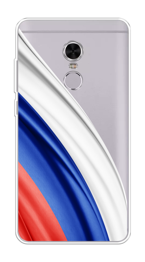 

Чехол на Xiaomi Redmi Note 4 "Флаг России уголок", Белый;синий;красный;прозрачный, 31850-1