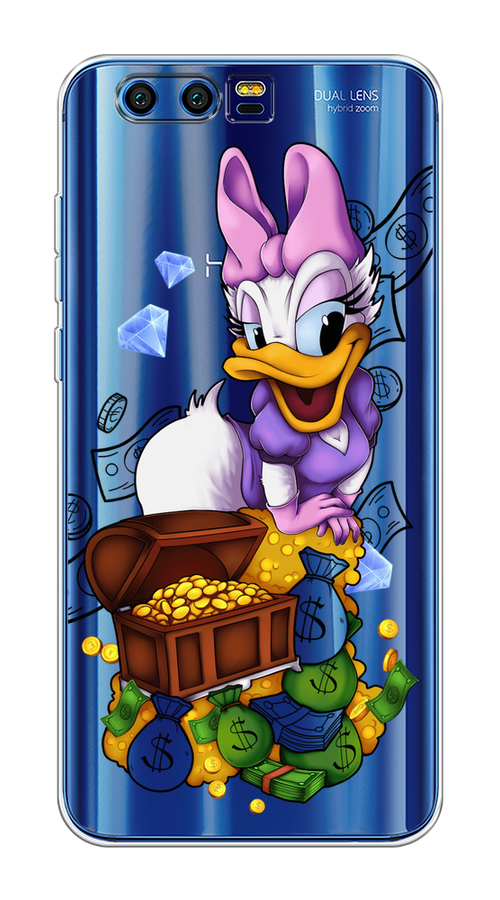 

Чехол на Honor 9 "Rich Daisy Duck", Коричневый;белый;фиолетовый, 62450-6