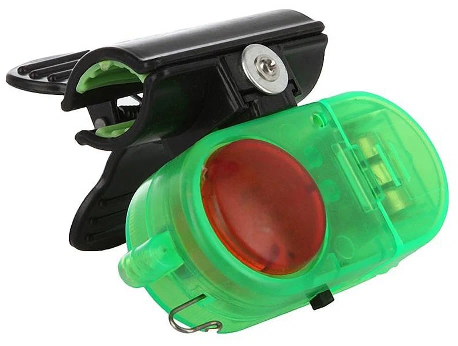 Сигнализатор поклевки Bambucho с креплением на удилище, зеленый, 5 шт
