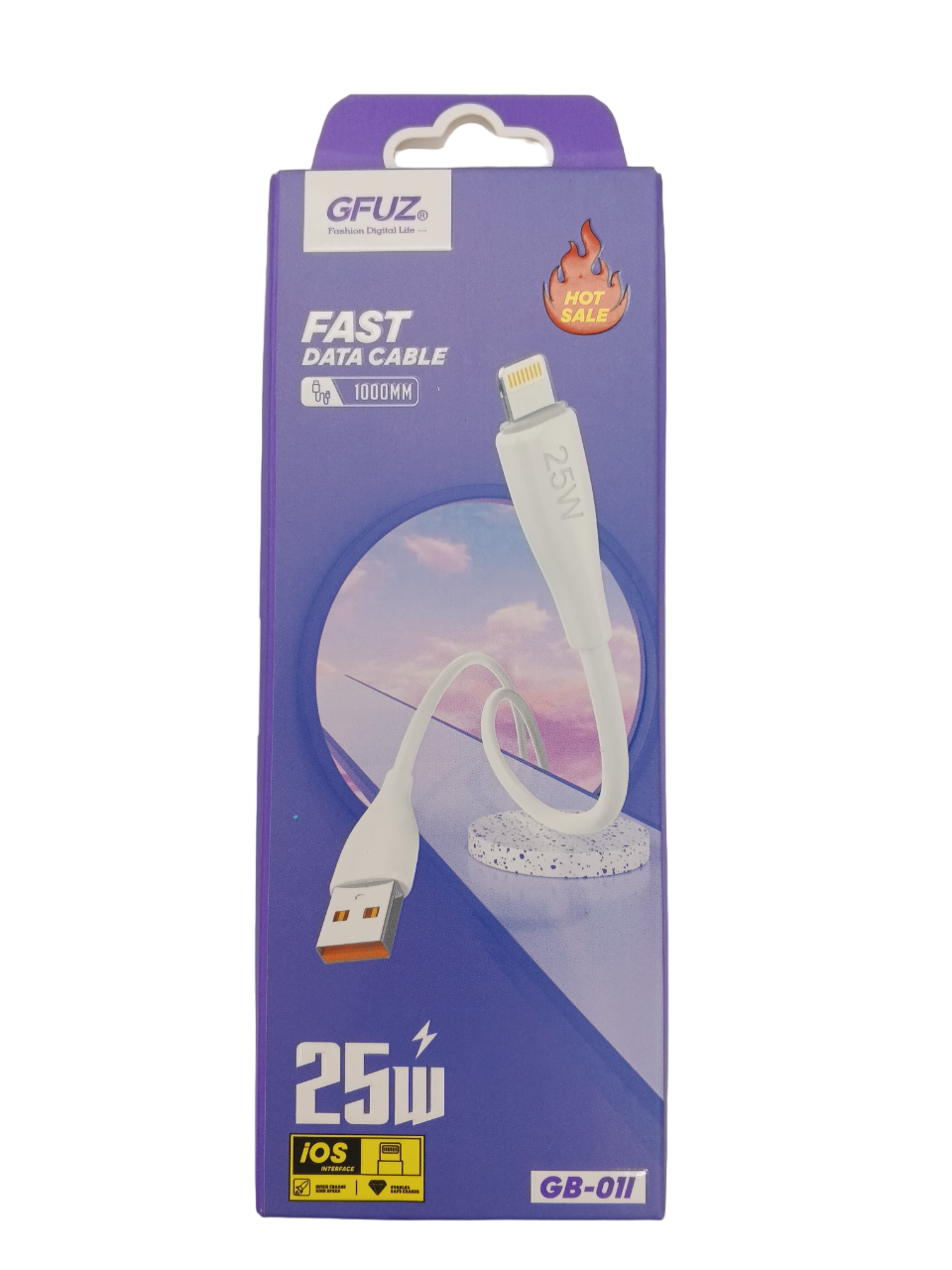 Кабель зарядки GFUZ Lighting 25W 100см белый 599₽