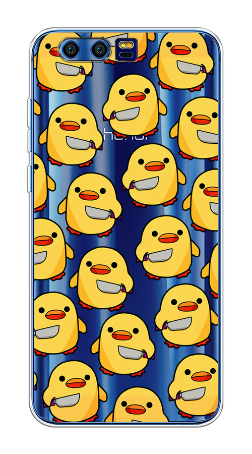 

Чехол на Honor 9 "Утка с ножом", Прозрачный;желтый;оранжевый, 62450-1