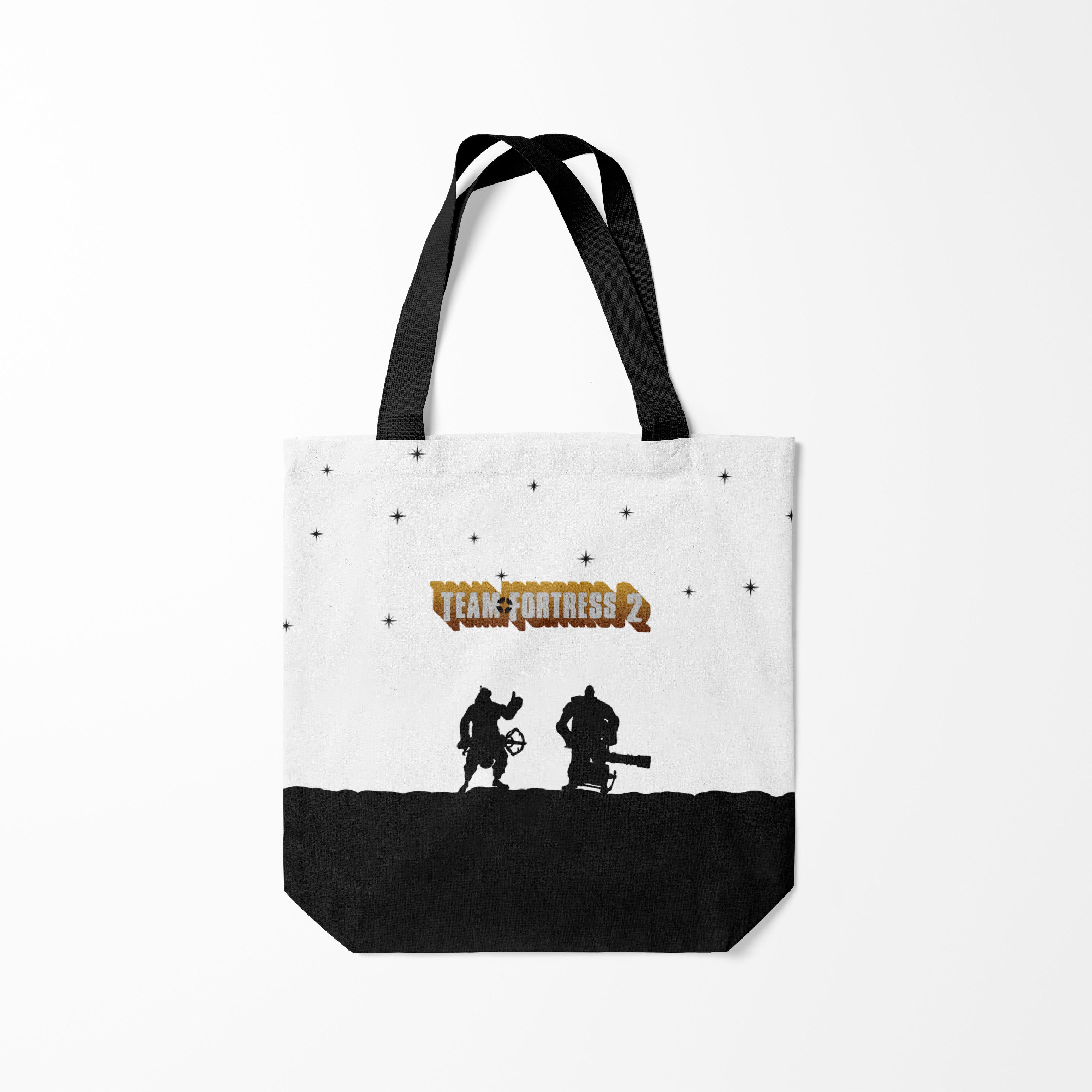 

Сумка шoппер унисекс Burnettie Team Fortress 2, черный; белый, Team Fortress 2