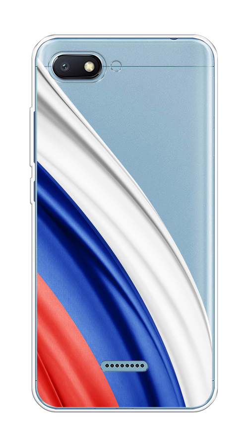 

Чехол на Xiaomi Redmi 6A "Флаг России уголок", Белый;синий;красный;прозрачный, 34150-1