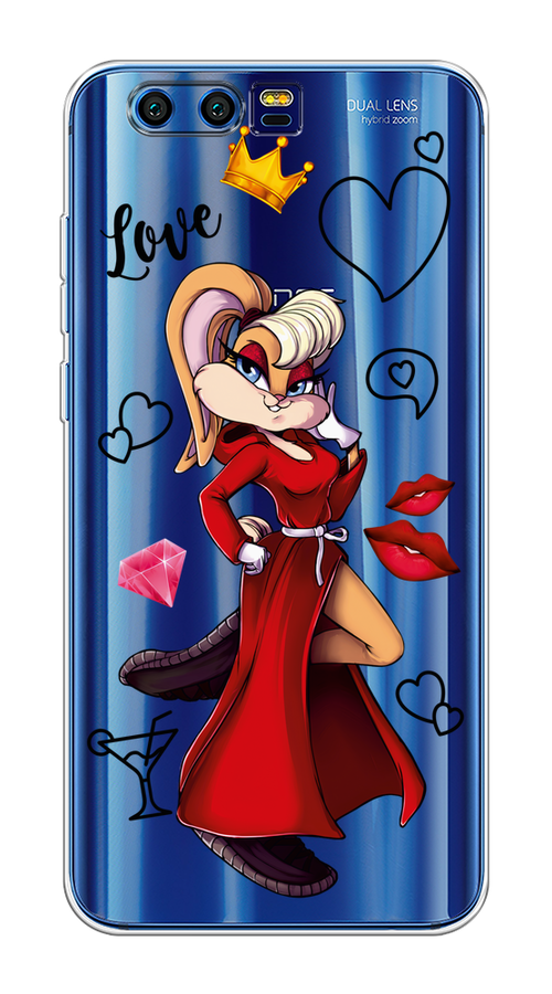 

Чехол на Honor 9 "Rich Lola Bunny", Красный;бежевый;оранжевый, 62450-6