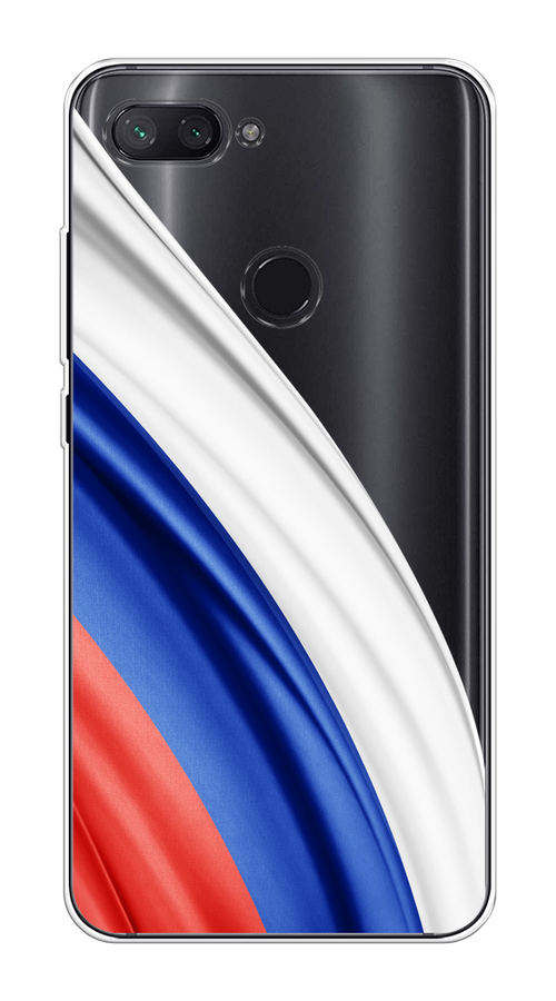 

Чехол на Xiaomi Mi 8 Lite "Флаг России уголок", Белый;синий;красный;прозрачный, 34550-1