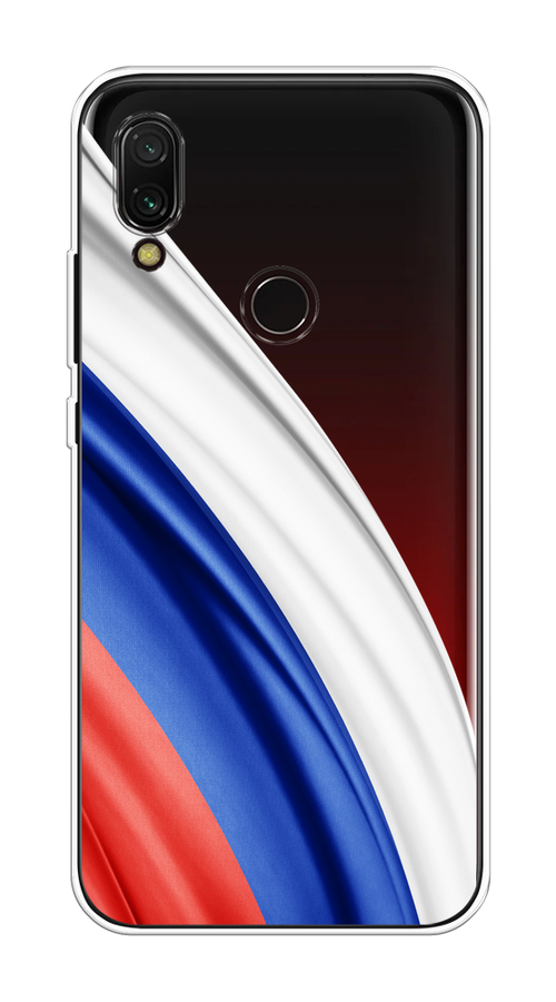 

Чехол на Xiaomi Redmi 7 "Флаг России уголок", Белый;синий;красный;прозрачный, 35050-1