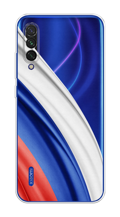 

Чехол на Xiaomi Mi CC9E/Mi A3 "Флаг России уголок", Белый;синий;красный;прозрачный, 35950-1
