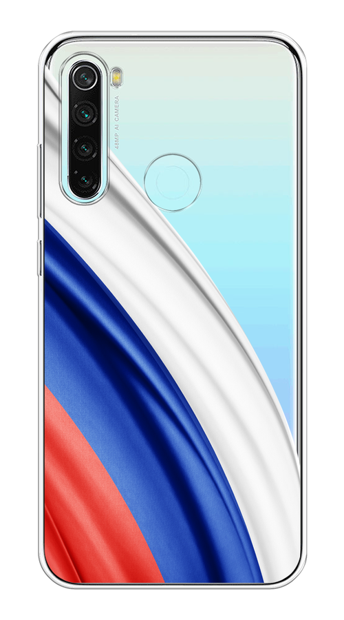 

Чехол на Xiaomi Redmi Note 8 "Флаг России уголок", Белый;синий;красный;прозрачный, 36550-1