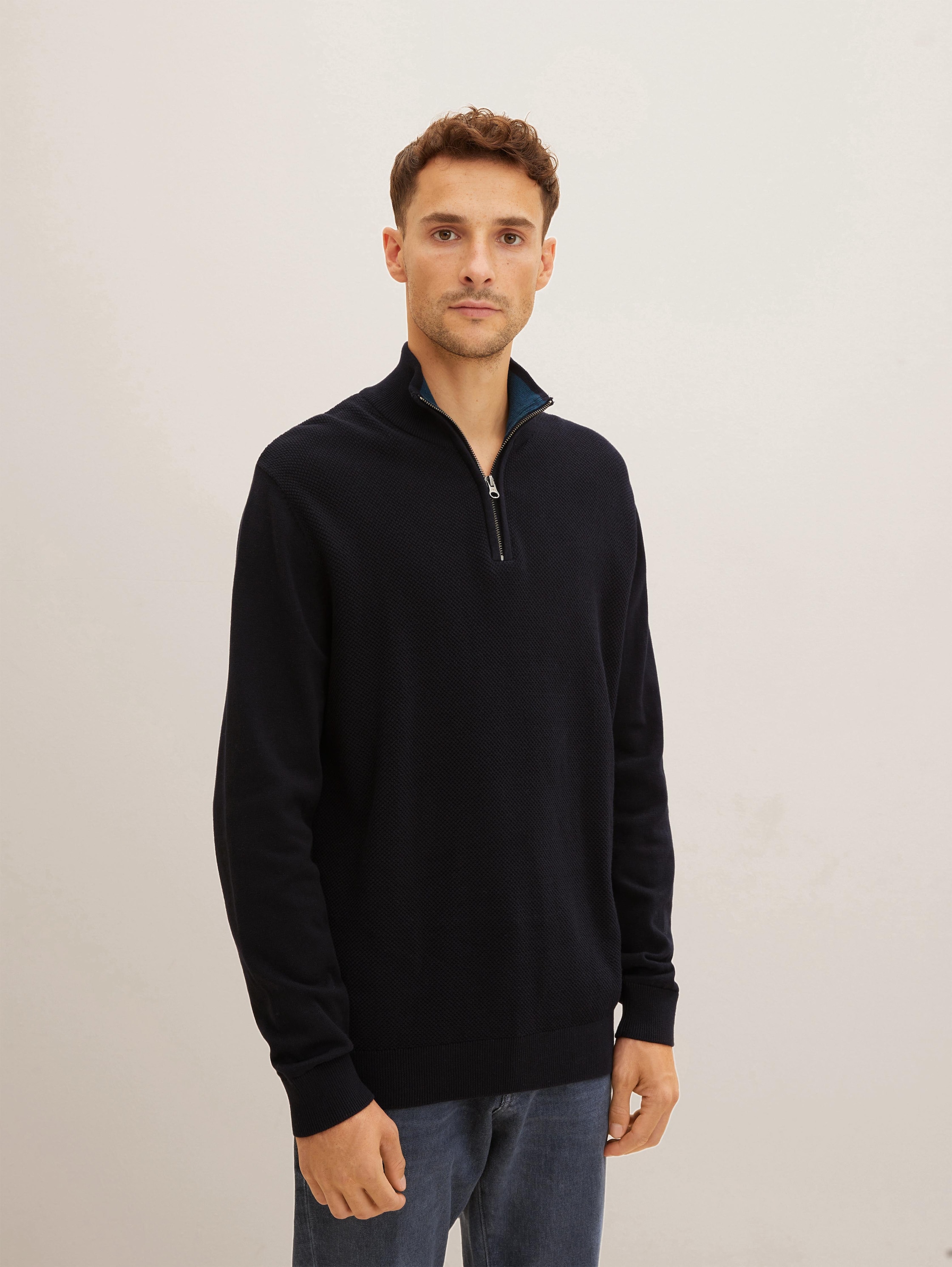 

Джемпер мужской TOM TAILOR 1034615 черный 2XL, 1034615