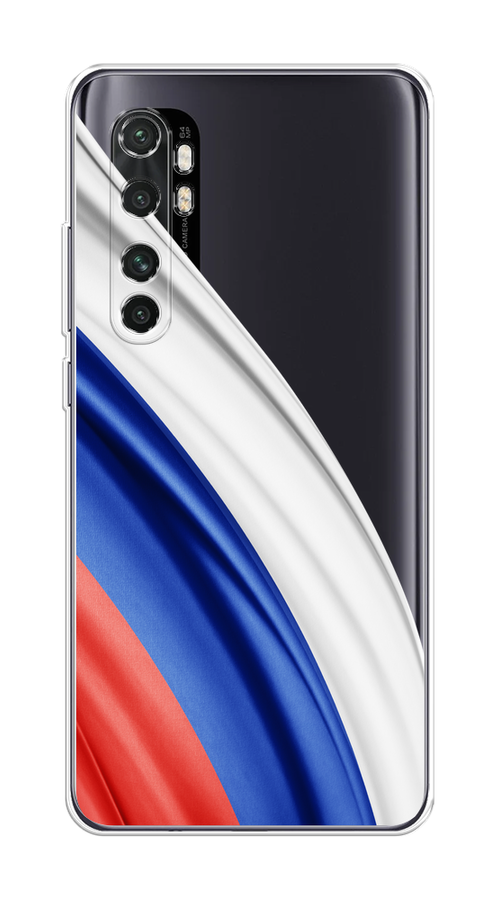 

Чехол на Xiaomi Mi Note 10 Lite "Флаг России уголок", Белый;синий;красный;прозрачный, 38450-1