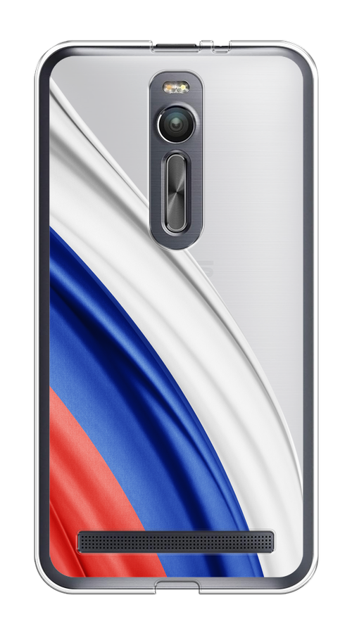 

Чехол на Asus Zenfone 2 ZE550ML/ZE551ML "Флаг России уголок", Белый;синий;красный;прозрачный, 40550-1