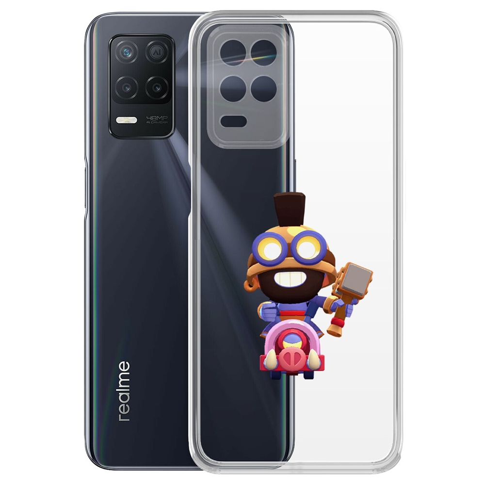 

Чехол-накладка Brawl Stars-Карл Всадник на кабане для Realme 8 5G