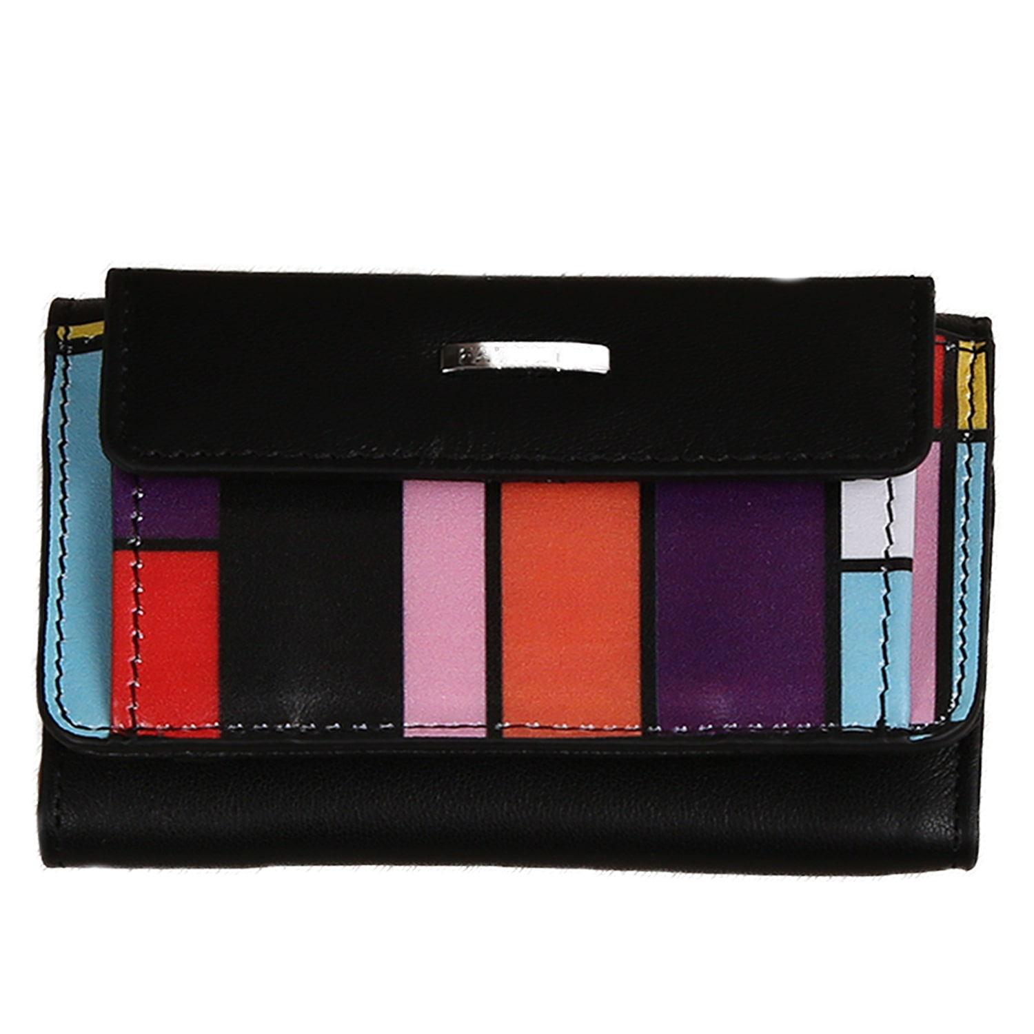 

Кошелек женский FABRETTI FA011NPcolourblock-2, черный, FA011NPcolourblock-2