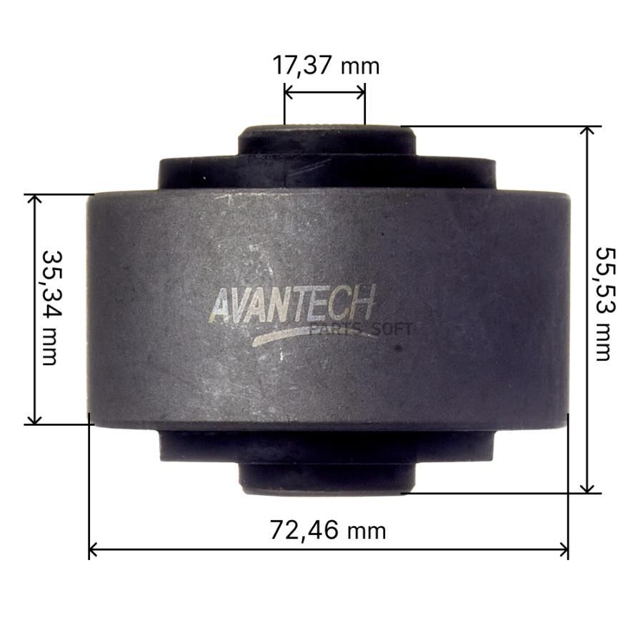 

Сайлентблок заднего продольного рычага Avantech(Кратность 1 шт)