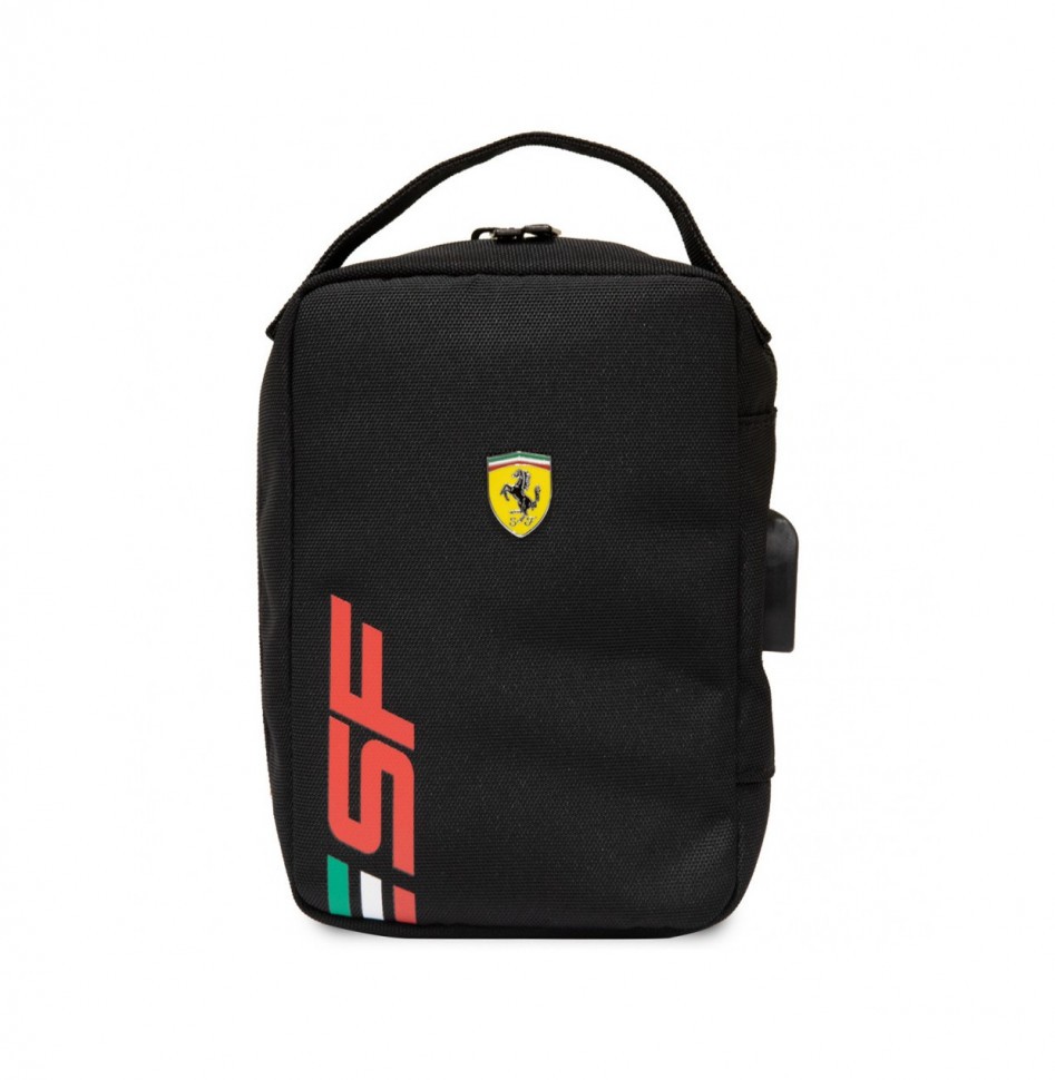 Чехол-сумка Ferrari для смартфонов Handbag, Черный Handbag PU SF logo черный