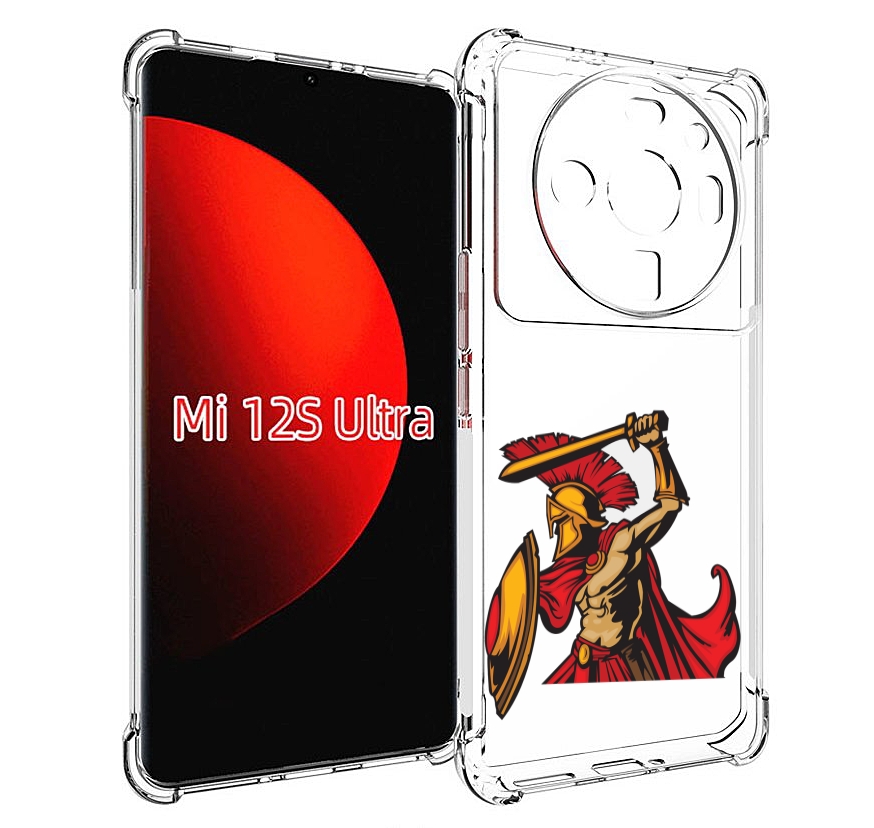 

Чехол MyPads римский-воин для Xiaomi 12S Ultra, Прозрачный, Tocco