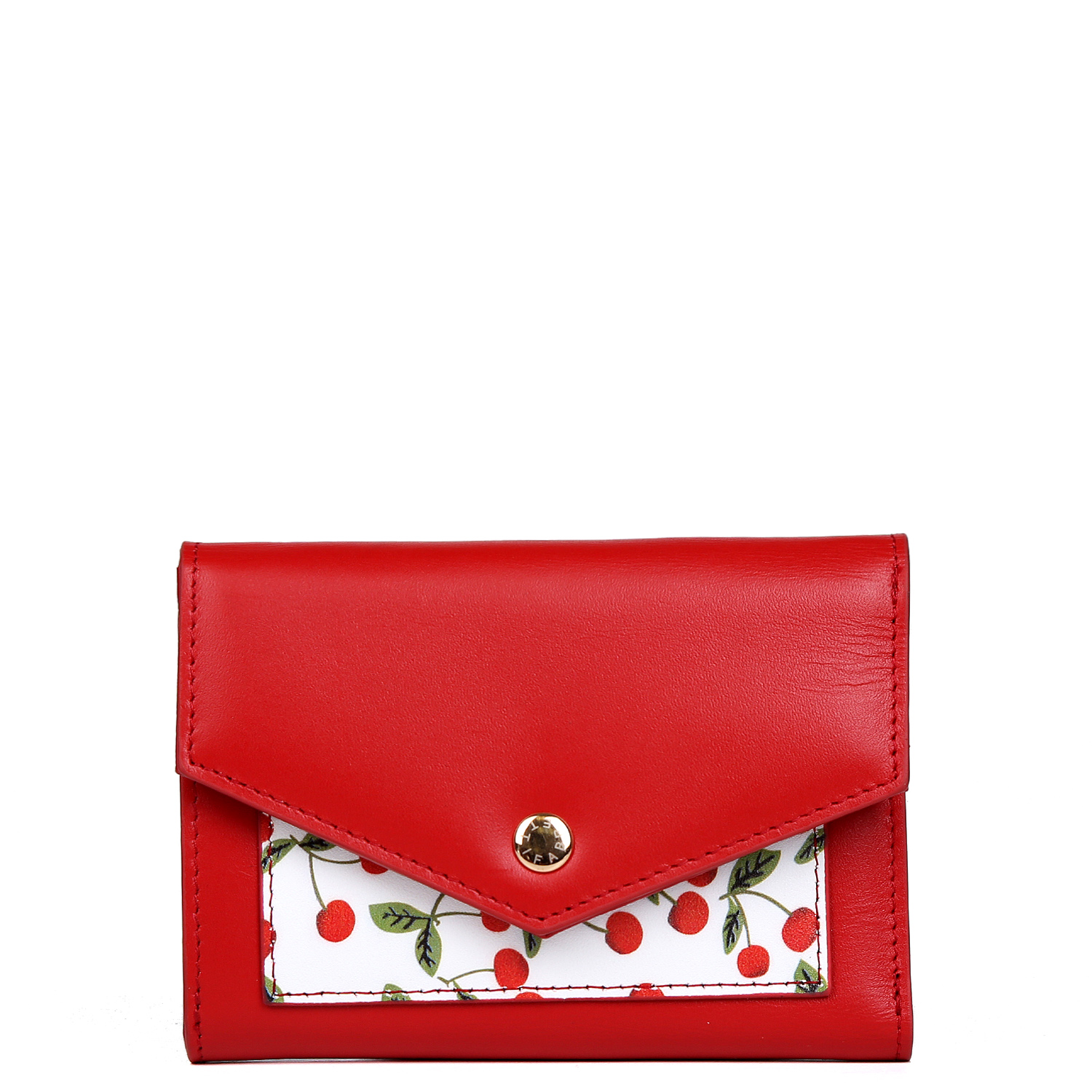 

Кошелек женский FABRETTI 19112702NPcherry-4, красный, 19112702NPcherry-4
