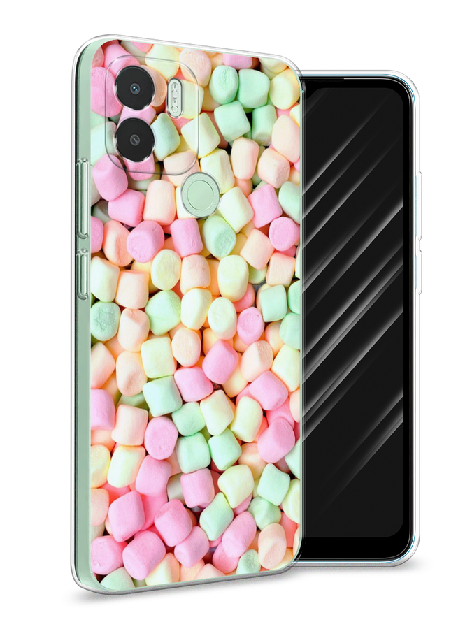 

Чехол Awog на Xiaomi Redmi A1+/Redmi A2+, Poco C51/C50 "Marshmallows", Зеленый;желтый;розовый, 319450-1