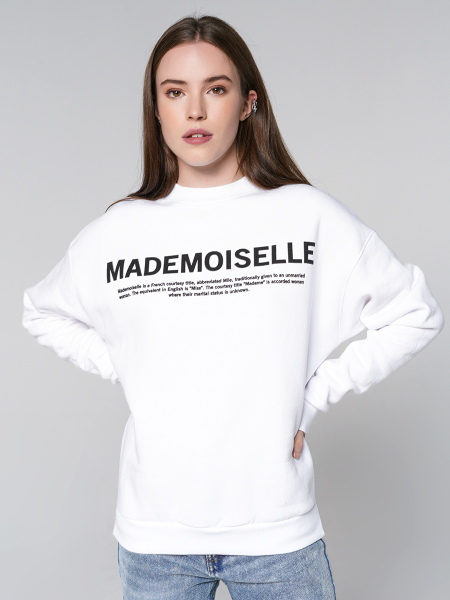 

Свитшот женский ТВОЕ 85015 белый M-L, 85015