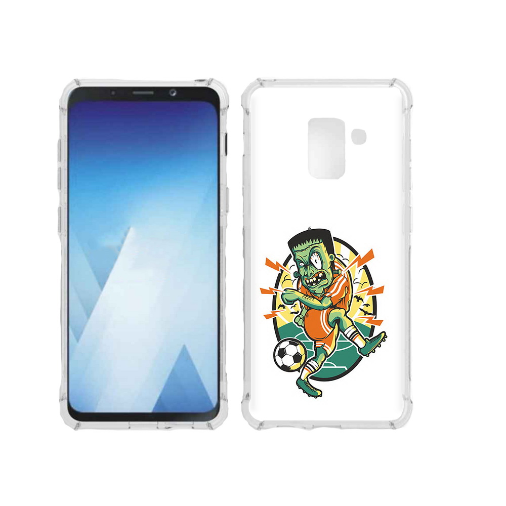 

Чехол MyPads Tocco для Samsung Galaxy A5 (2018) зомби футболист (PT95317.573.368), Прозрачный, Tocco